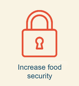 Increase food security